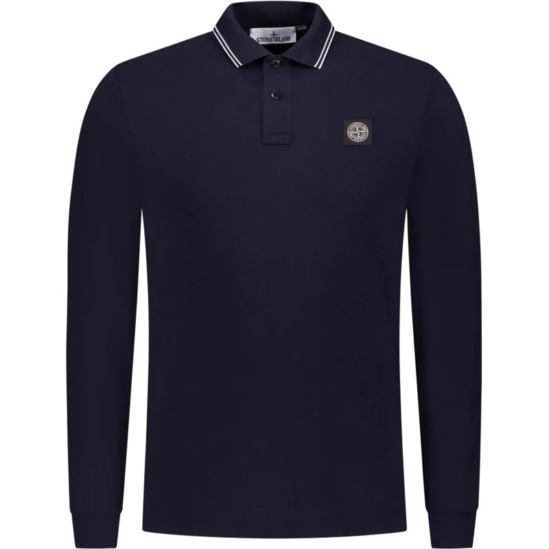 Stone Island Polohemd Ls Polo blau
