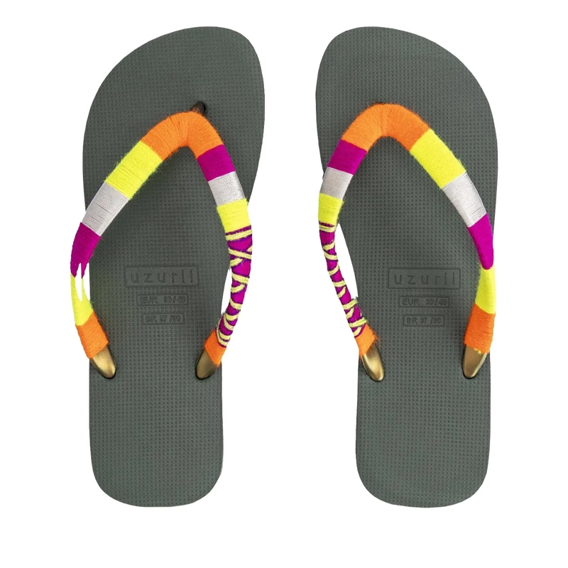 UZURII Flip Flops flip flop Indiana Bronze dunkel-grün(Image 3)