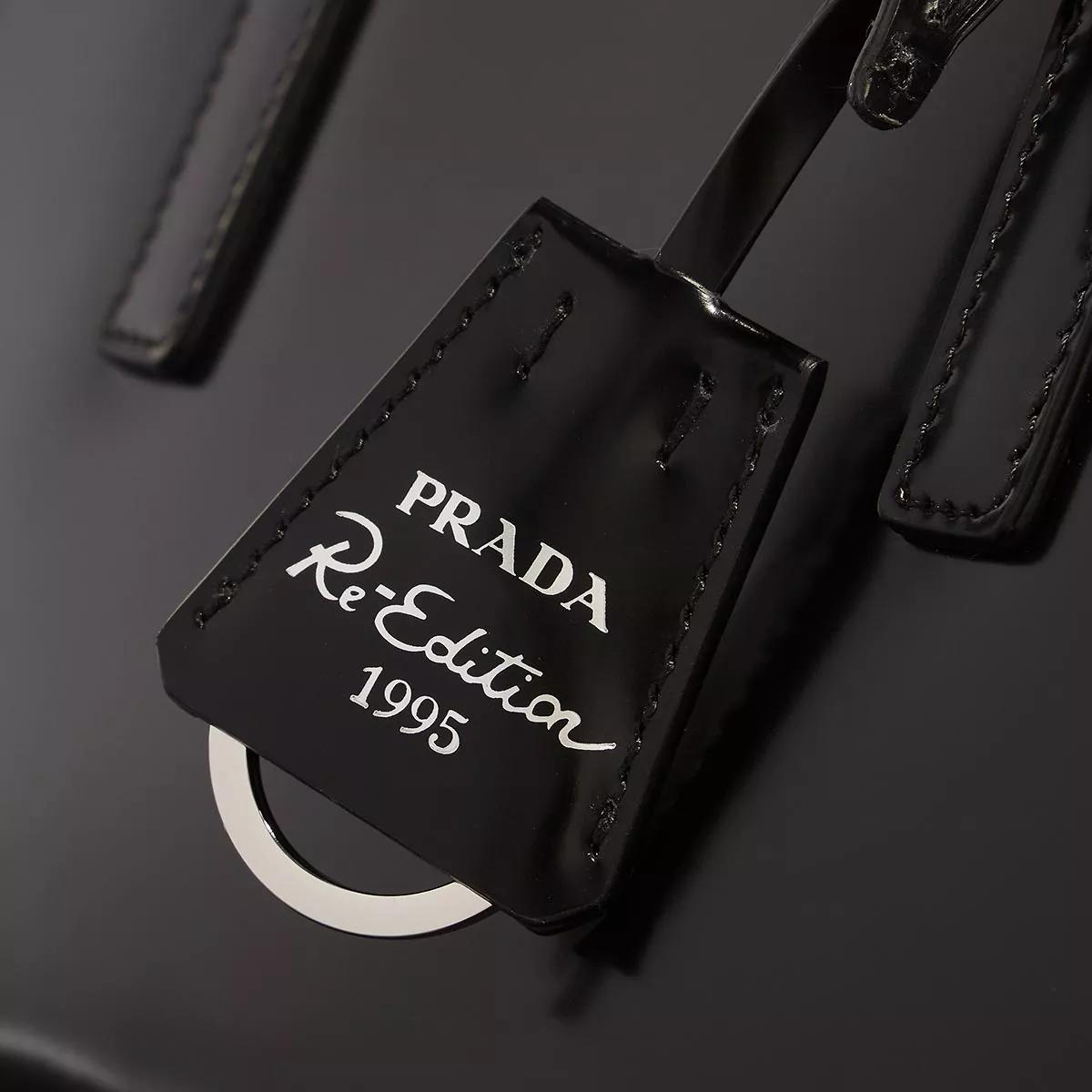 Black Prada Re-edition 1995 Chaîne Re-nylon Tote Bag
