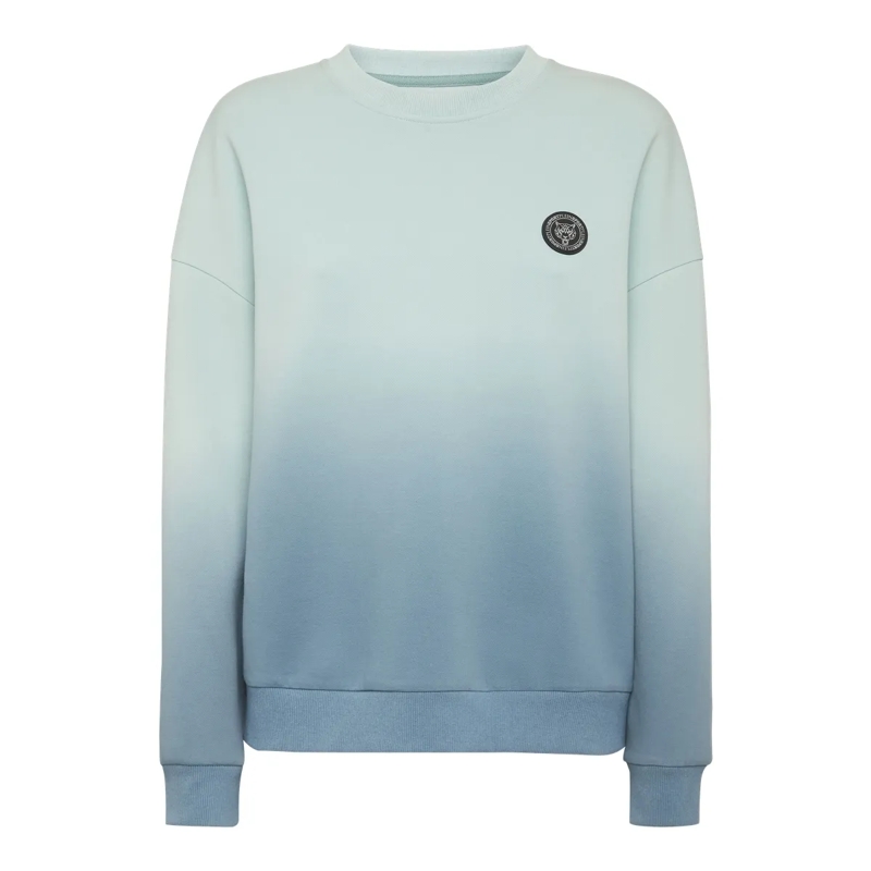 Plein Sport Top Hoodie Degrade lila