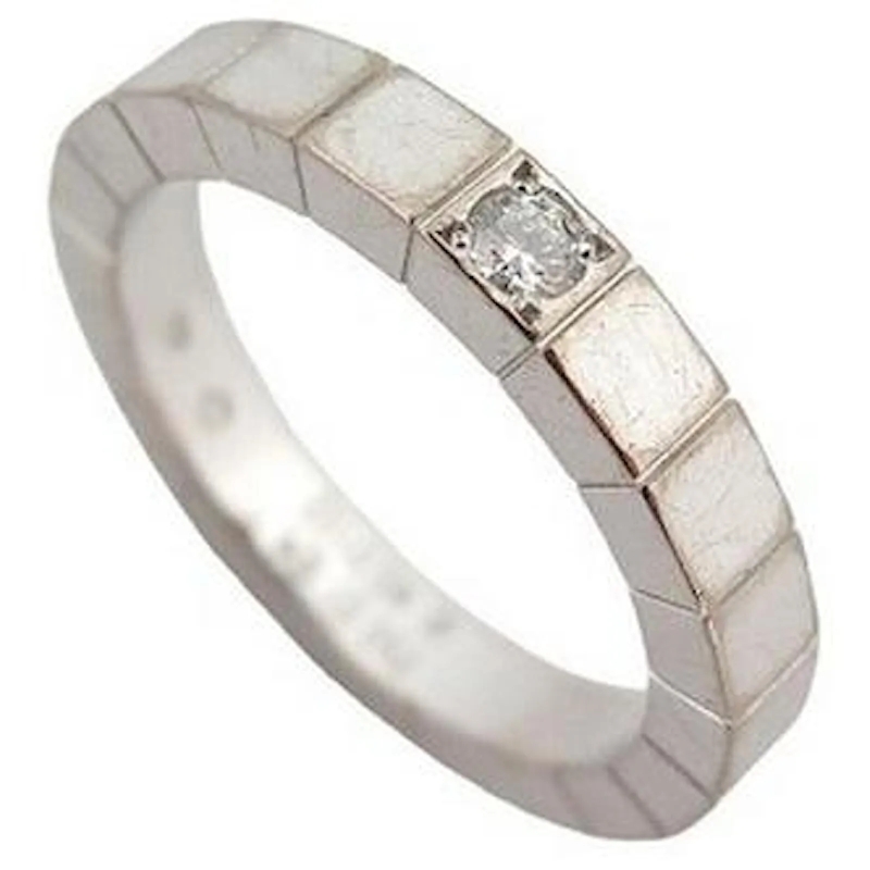 Cartier Ring CARTIER RINGRIEMEN B4058751 Taille 51 WEISSES GOLD silber