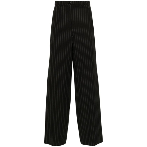 Patrizia Pepe  Pinstriped Trousers Black