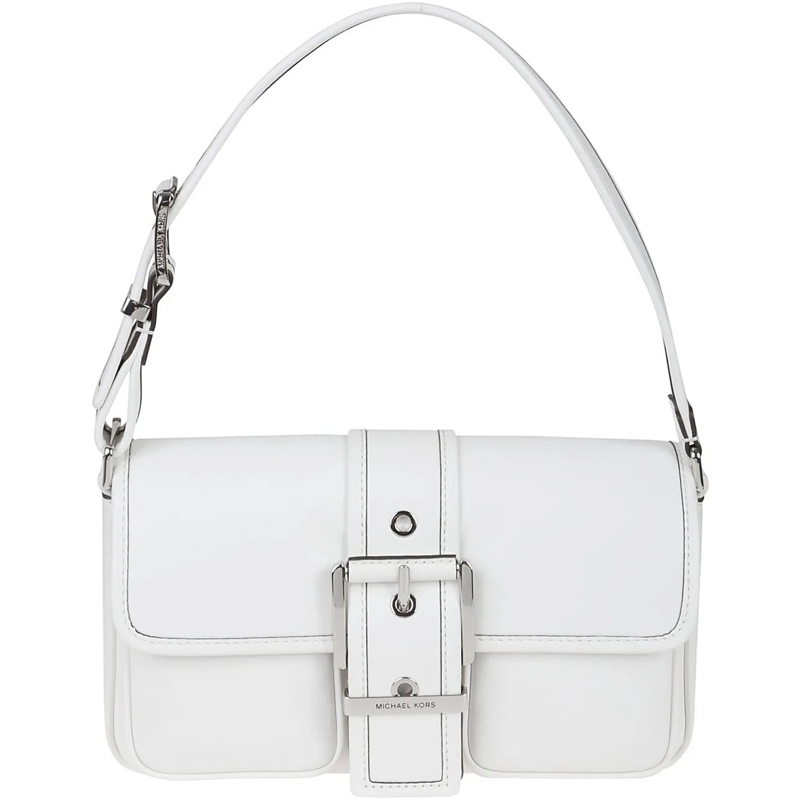 MICHAEL Michael Kors Tote Medium Colby Shoulder Bag White weiß