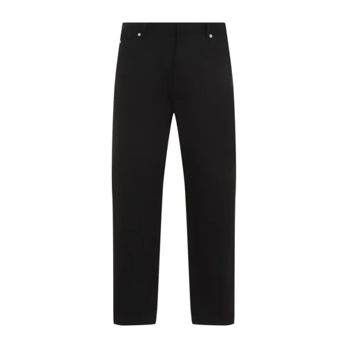 Prada Black Cotton Pants Black 