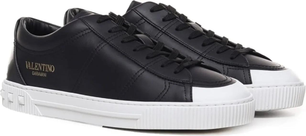 Thumbnail - Valentino Garavani Low-Top Sneaker - Valentino Black leather sneakers - Gr. 40 (EU) - in Schwarz - für Damen