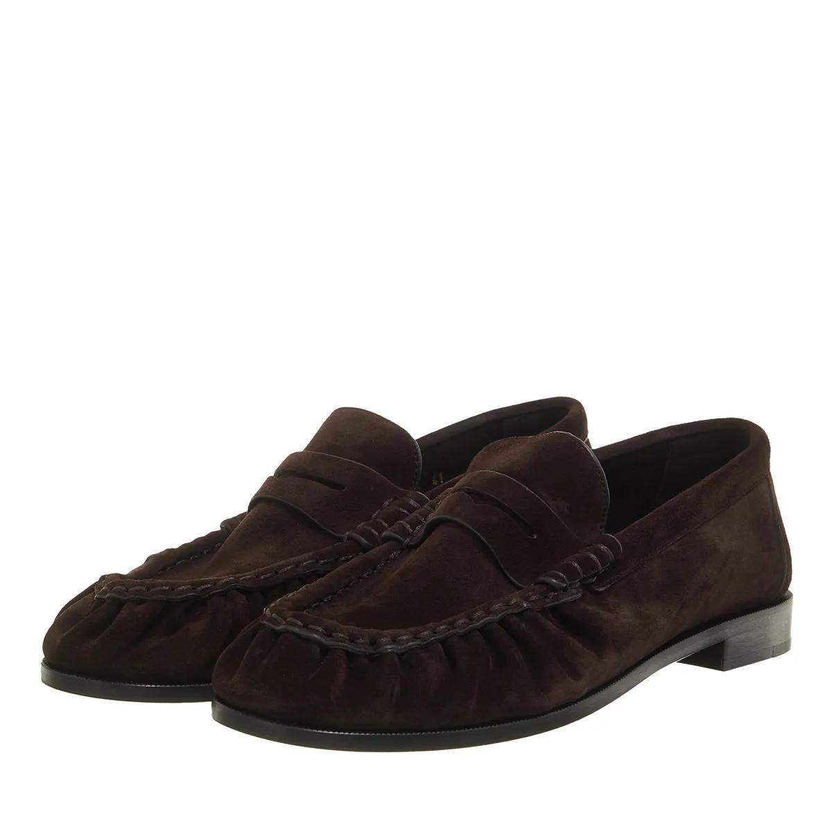 Saint Laurent Loafers & Ballerinas - Le Loafer Penny Slippers Suede - Gr. 41 (EU) - in Braun - für Damen