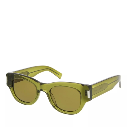 Saint Laurent SL 573 GREEN-GREEN-BROWN Sunglasses