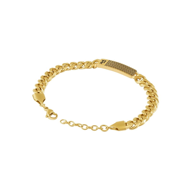 Police Armband Armband Chainmale- Herrenarmband- Farbe: silber gold(Image 3)