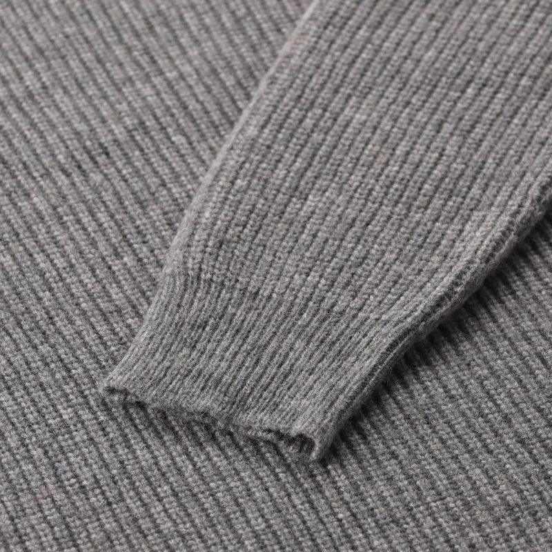 Roberto Collina Pullover Rundhalspullover aus Woll-Mix grau(Image 3)