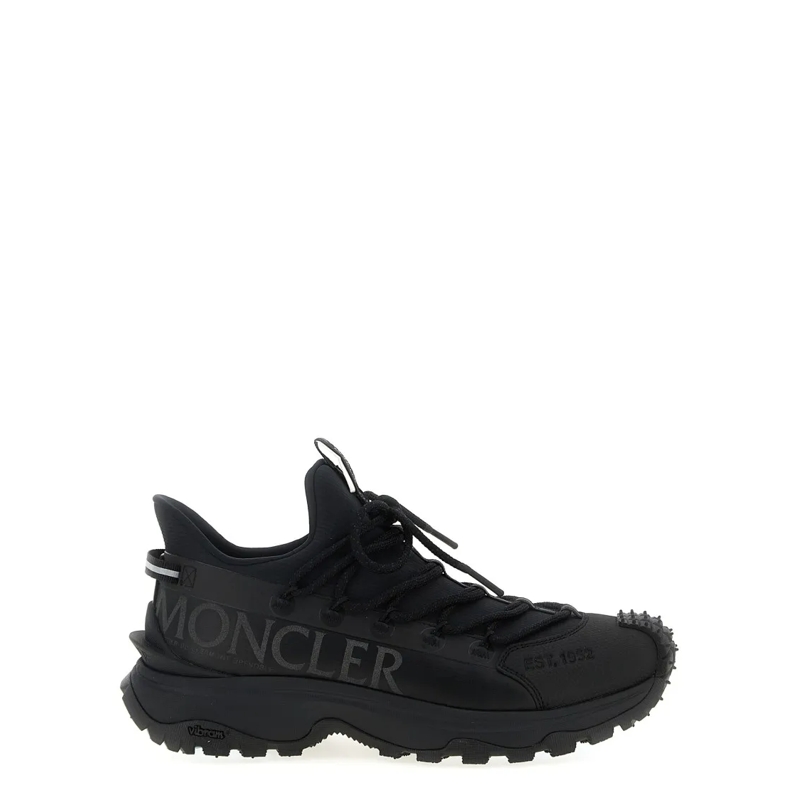 Moncler Low-Top-Sneaker Heren Trailgrip Lite2 Sneaker Zwart weiß
