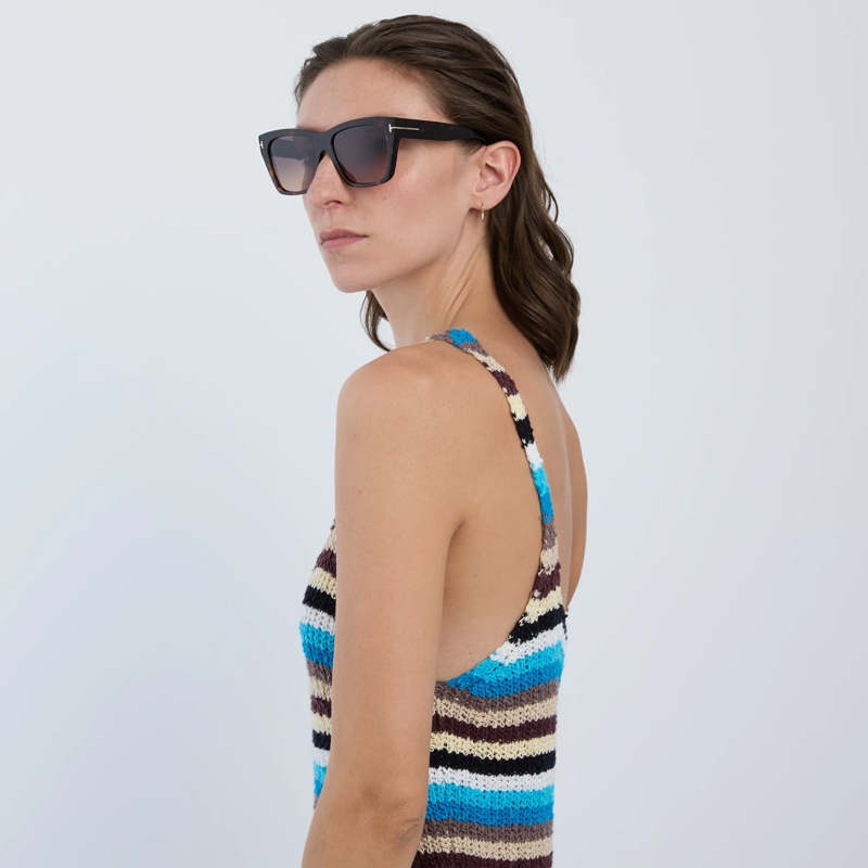 Tom Ford Sonnenbrille Flynn-02 Dark Havana(Image 2)