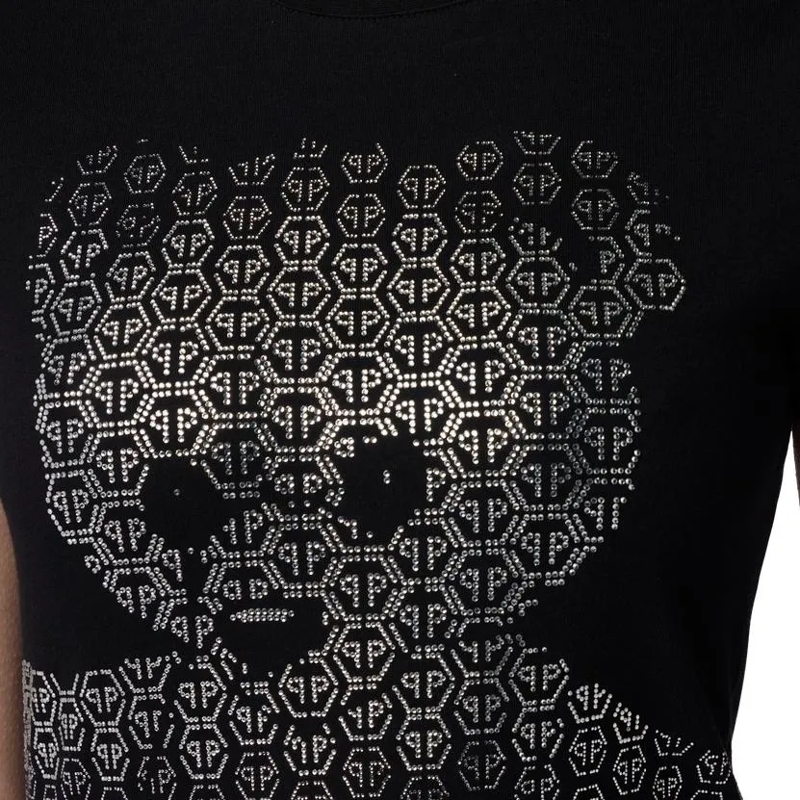 Philipp Plein T-Shirt T-Shirt Sexy Pure Fit Teddy Teddy Bear schwarz(Image 5)