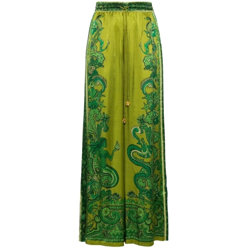 Alemais Multi-Colored Solaris Pants Green 