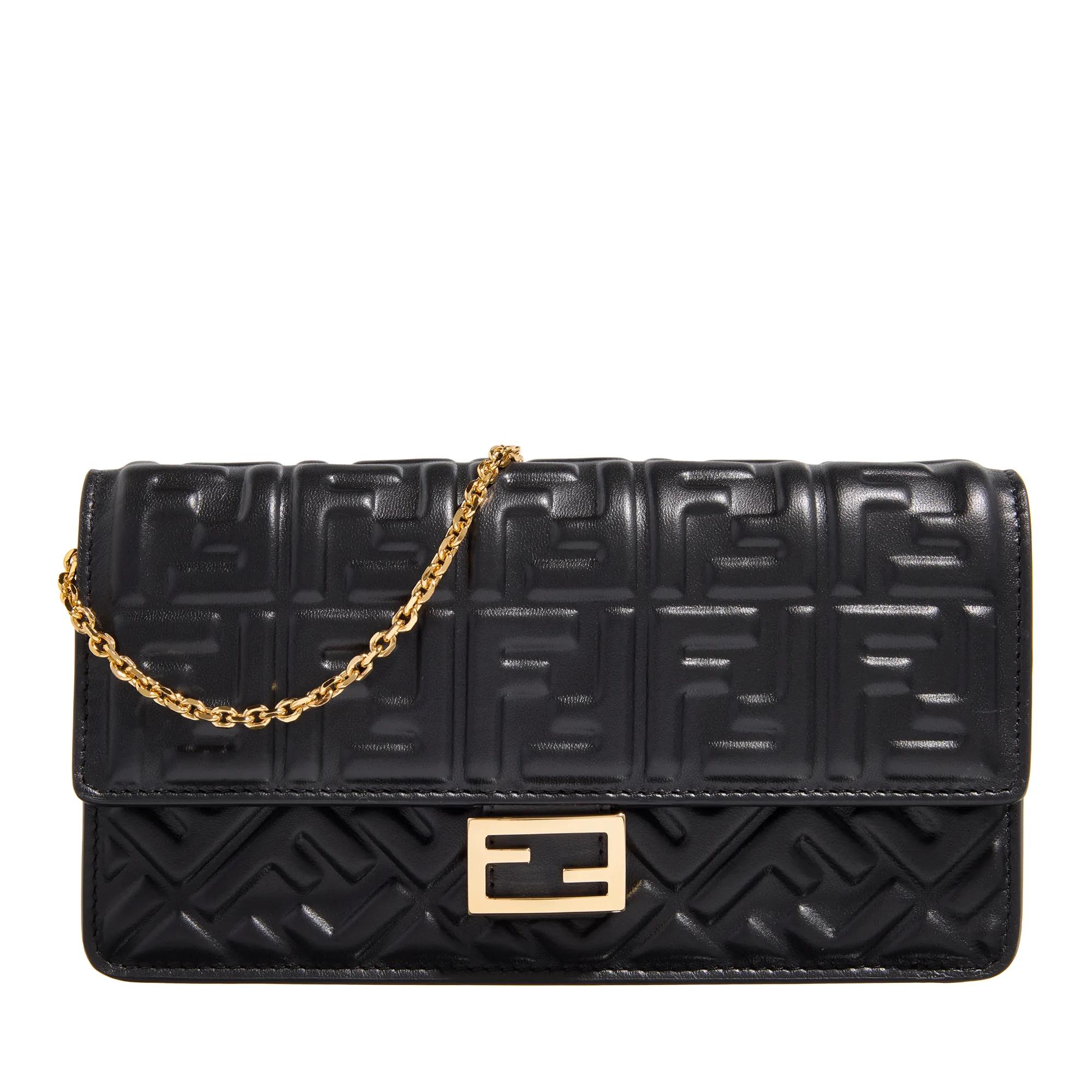 Fendi Crossbody Bags - Wallet On Chain Baguette - Gr. unisize - in Schwarz - für Damen