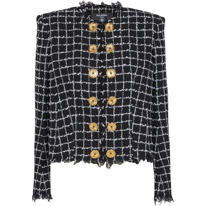 Balmain Veste de transition Jackets Black schwarz