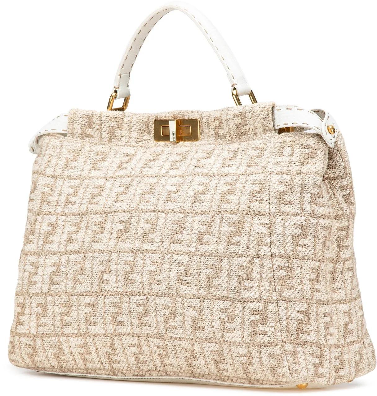 Thumbnail - Fendi Hobo Bags - 2000-2010 Large Zucca Corda Iconic Peekaboo Satche - Gr. unisize - in Braun - für Damen