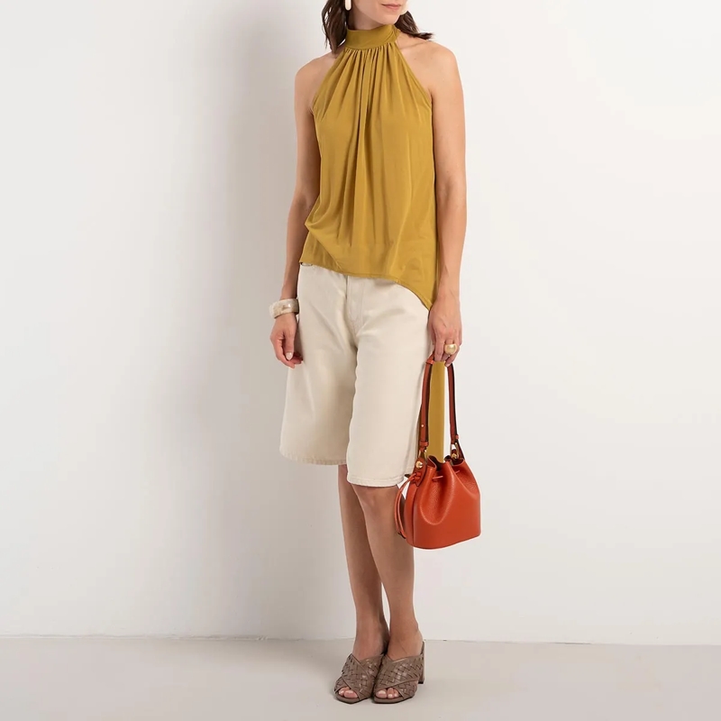 Furla Bucket Bag Furla Sfera Mini Bucket Bag Cotto(Image 3)