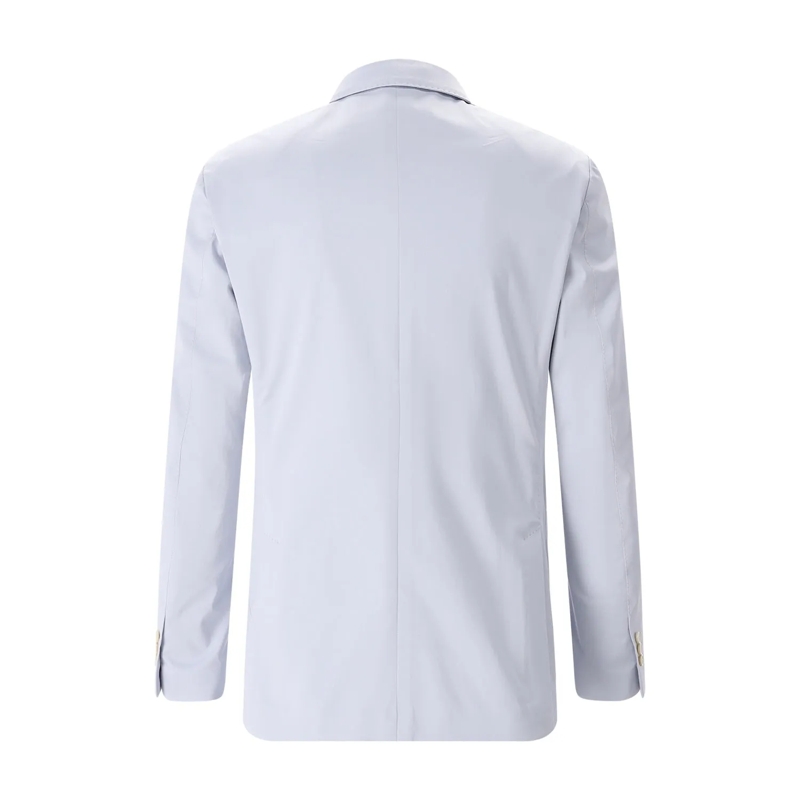 Lardini Anzugjacke Zweireihiges Sakko aus Baumwollmix blau(Image 2)