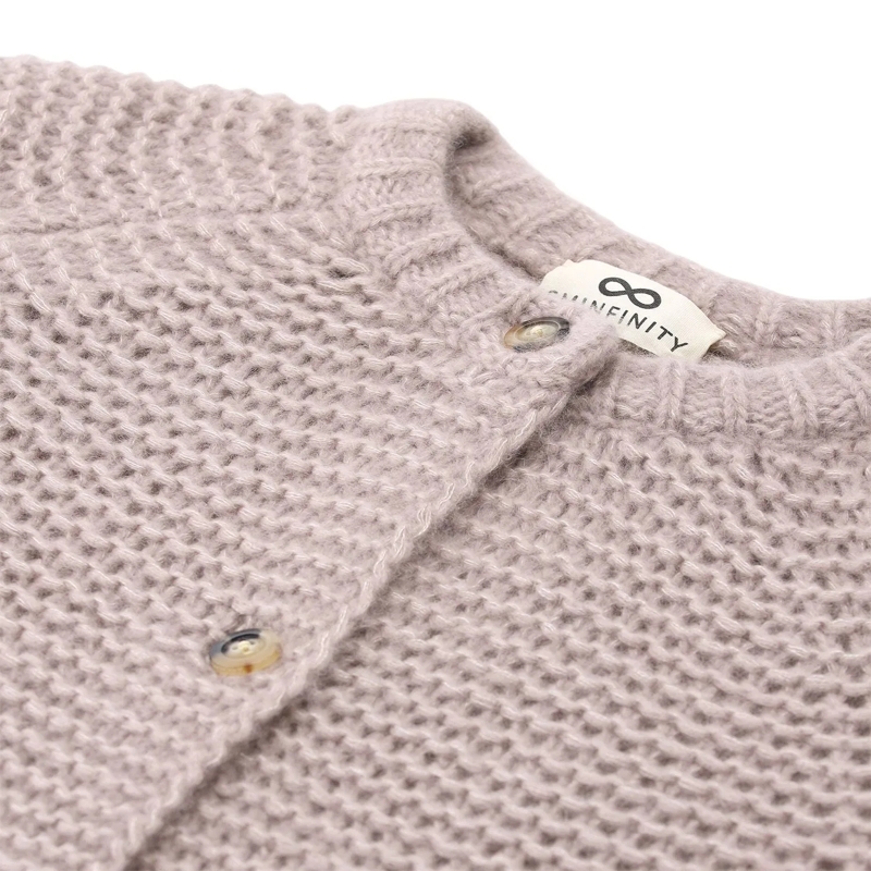 Sminfinity Strickjacke Strickjacke aus Kaschmir & Seide pink(Image 3)