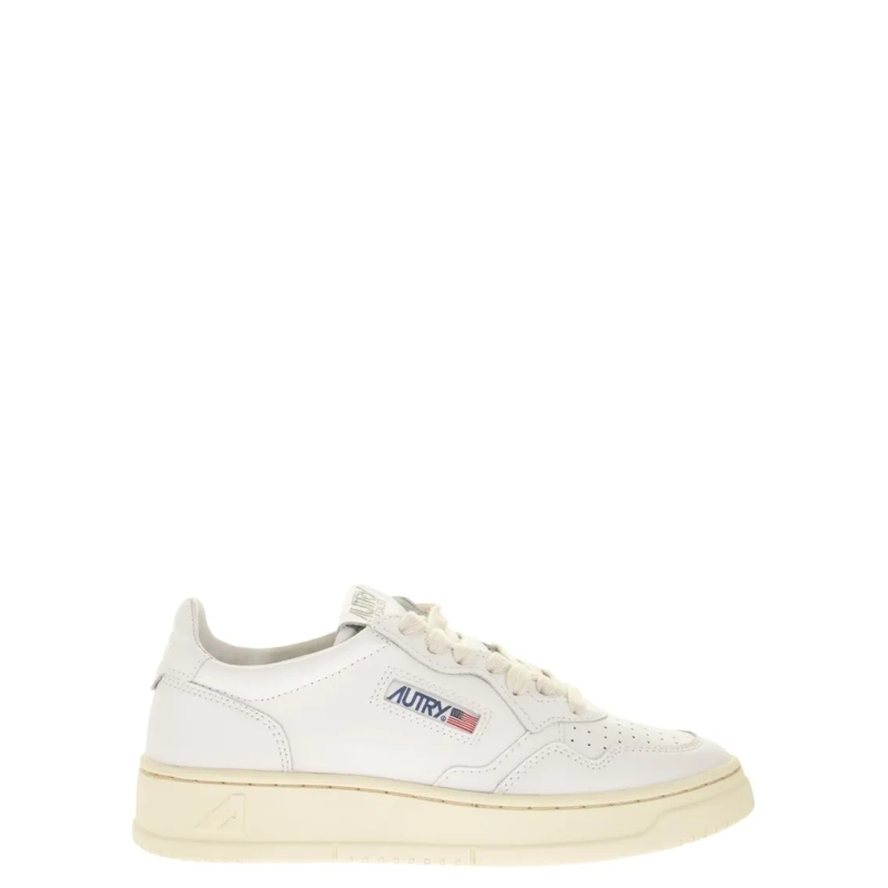 Autry International Lage-top sneaker Medalist Low - Leather Sneakers White