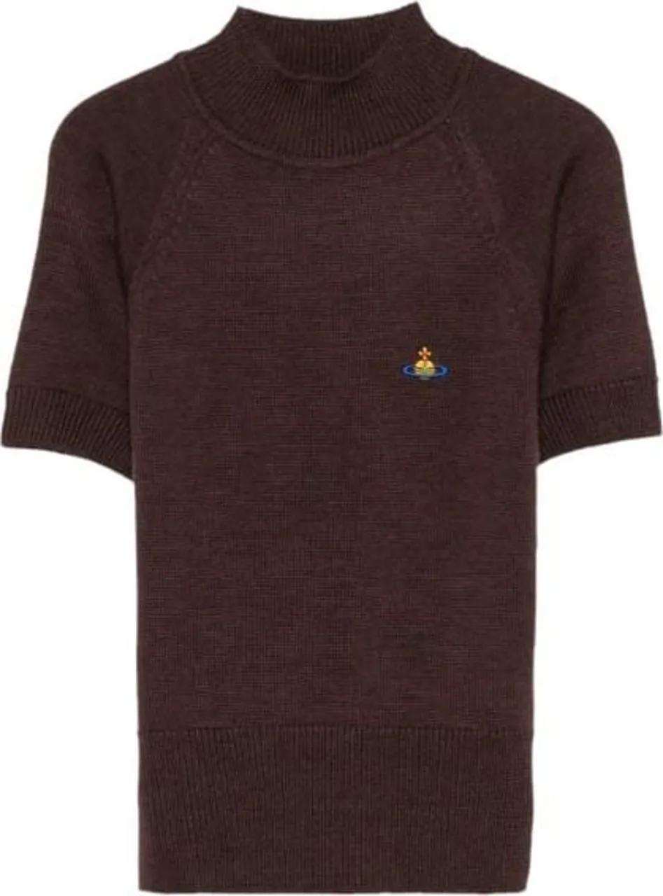 Thumbnail - Vivienne Westwood - Bea Turtleneck Top Brown - Größe M - braun