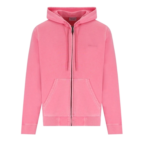 Carhartt Wip Sweatshirts CARHARTT WIP DUSTER SCRIPT ROSA HOODIE pink