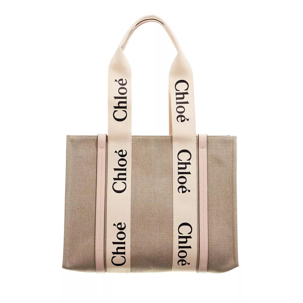 Chloé Tote - Woody - Gr. unisize - in Beige - für Damen