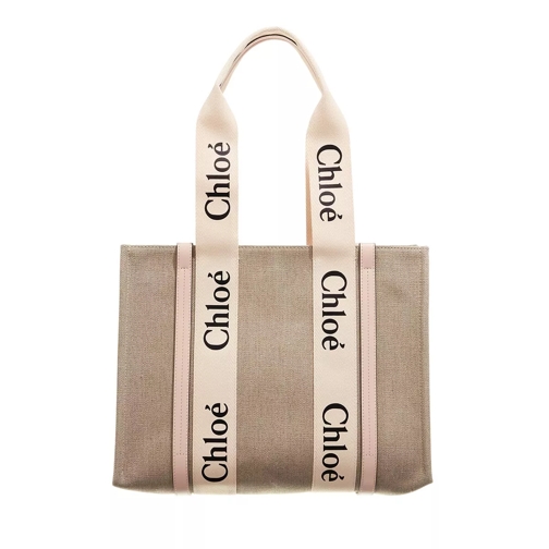 Chloé Woody Cement Pink Tote