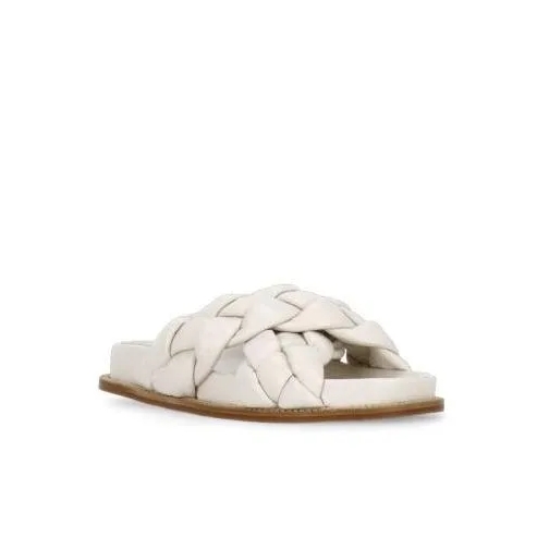 Fabiana Filippi Leather Slippers Neutrals Sandale