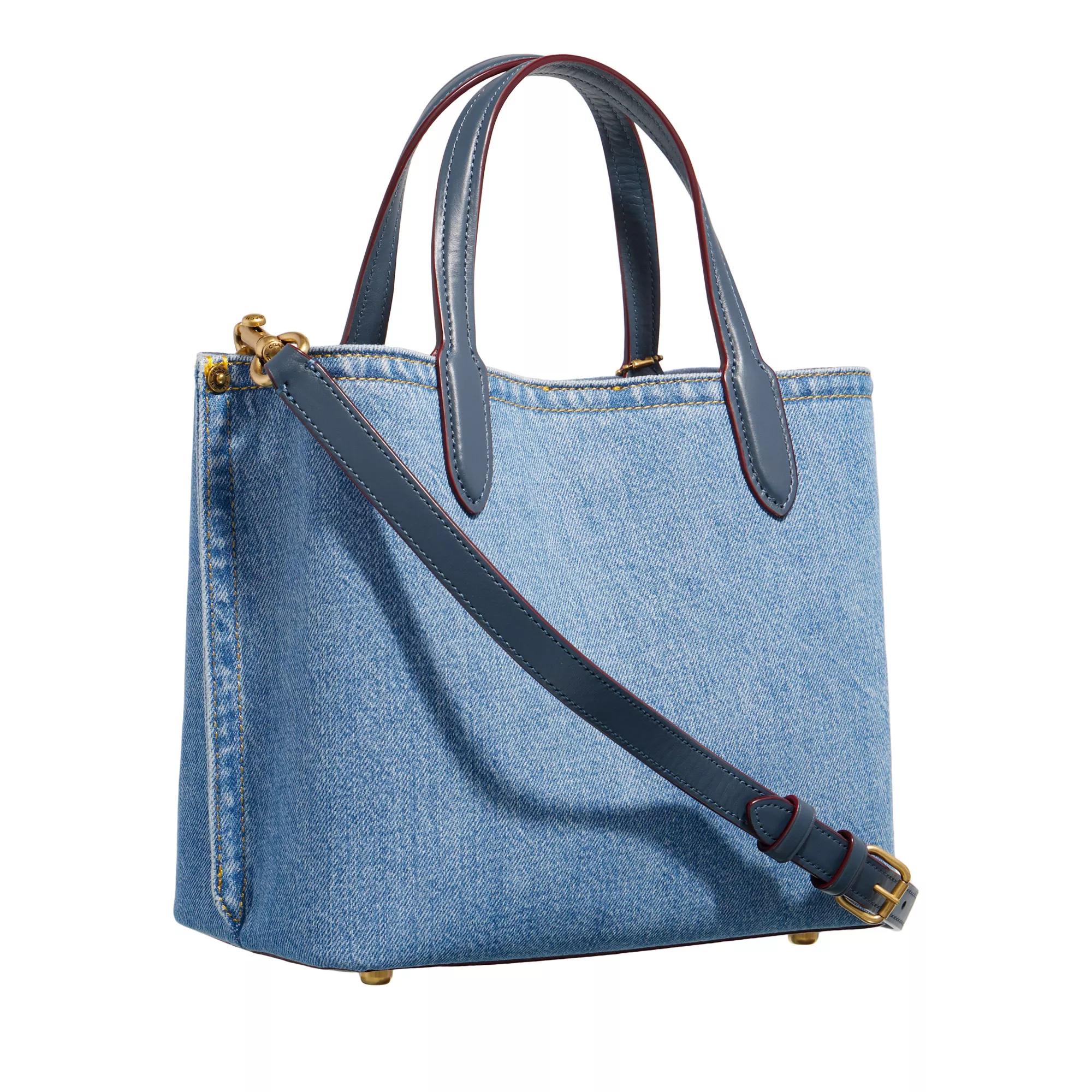 Coach Totes & shoppers Denim Willow Tote 24 in blauw