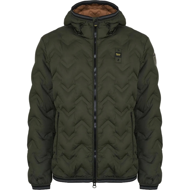 Blauer Daunenjacke Coats Green grün