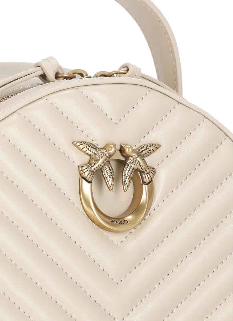 pinko Rugzakken Beige Love Backpack in beige