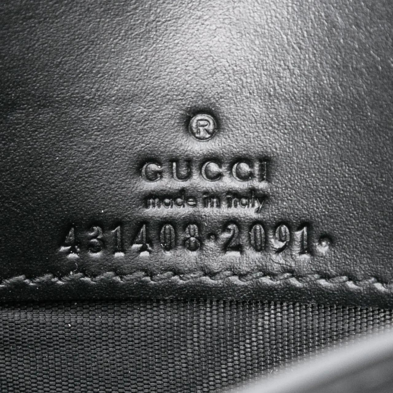 Thumbnail - Gucci Hobo Bags - Mini Guccissima Bow Signature Wallet On Chain - Gr. unisize - in Schwarz - für Damen