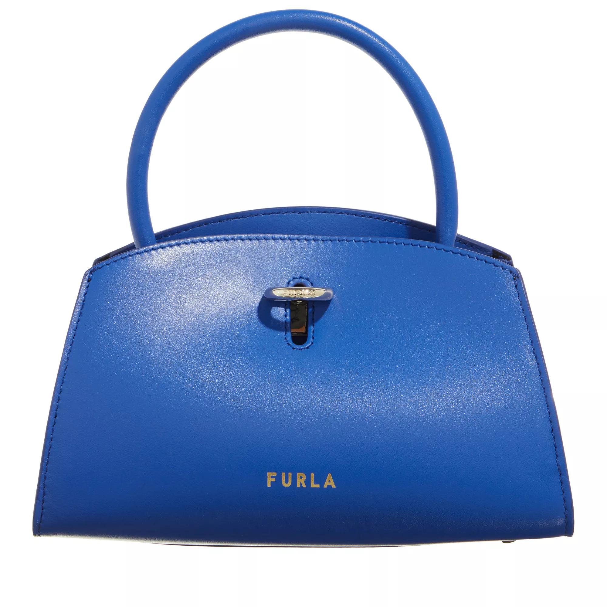 Furla Crossbody Bags - Furla Genesi Mini Tote - Gr. unisize - in Blau - für Damen