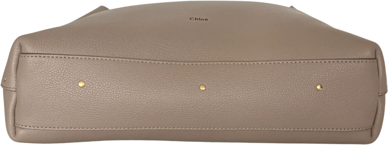 Thumbnail - Chloé Shopper - Chloe Marcie Hobo Bag in grained leather, Motty Gr - Gr. unisize - in Grau - für Damen