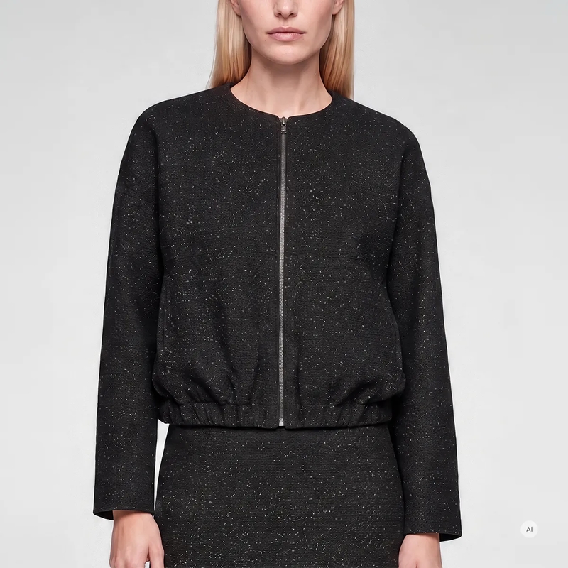 Marc Aurel Blouson Bomberjacke mit Eingrifftaschen schwarz(Image 3)
