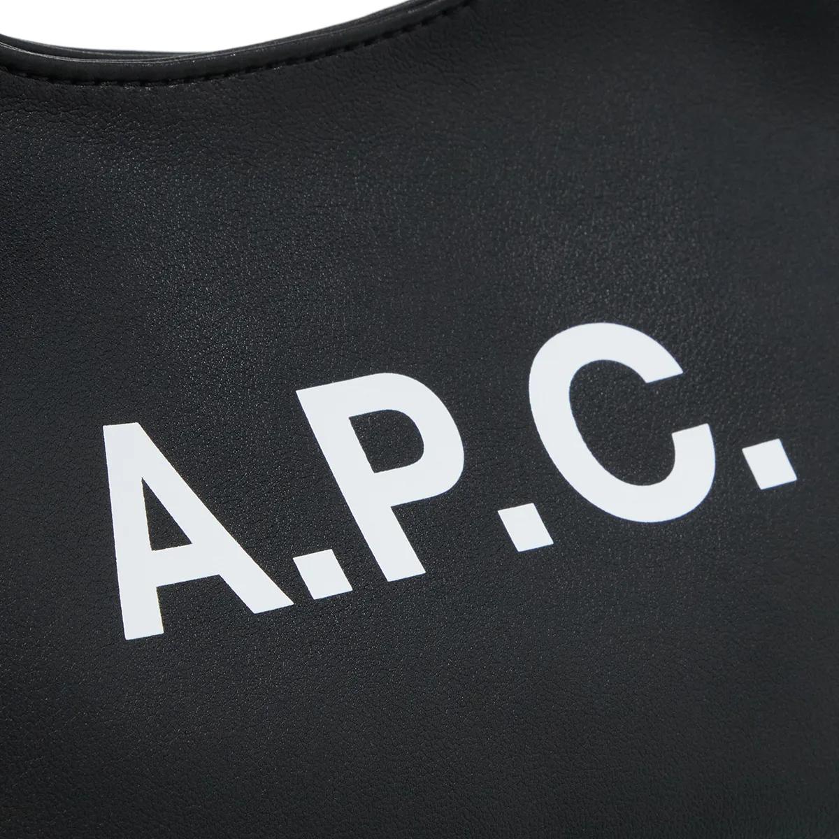 A.P.C. Shoppers Baby Ninon Shoulder in zwart