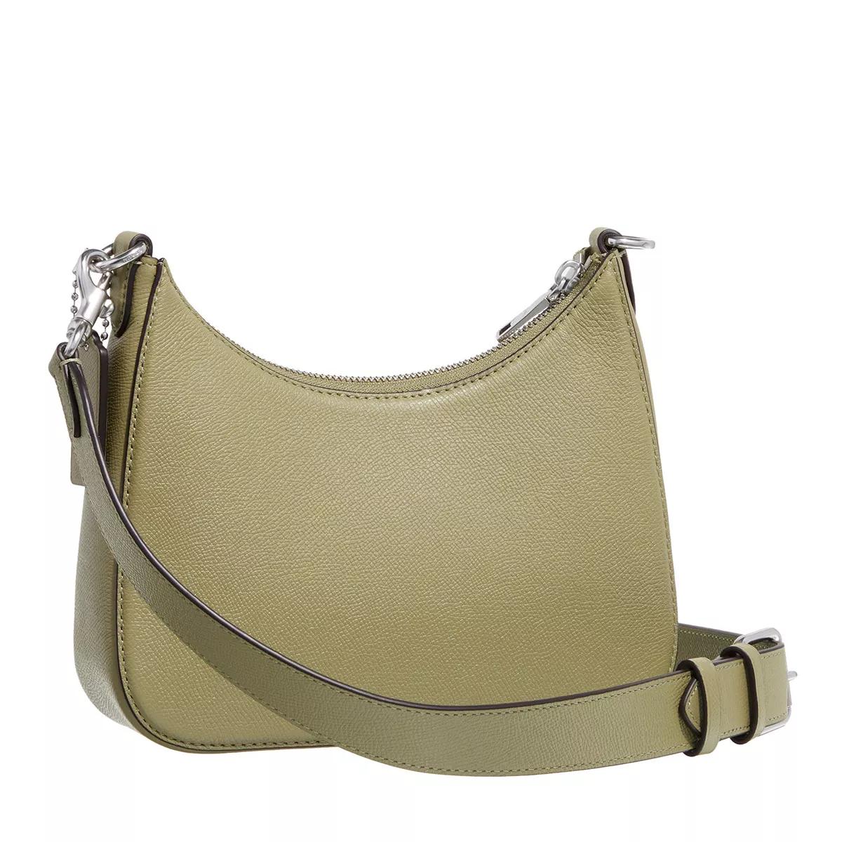 Coach Hobo Crossbody In Crossgrain Moss Crossbodytas