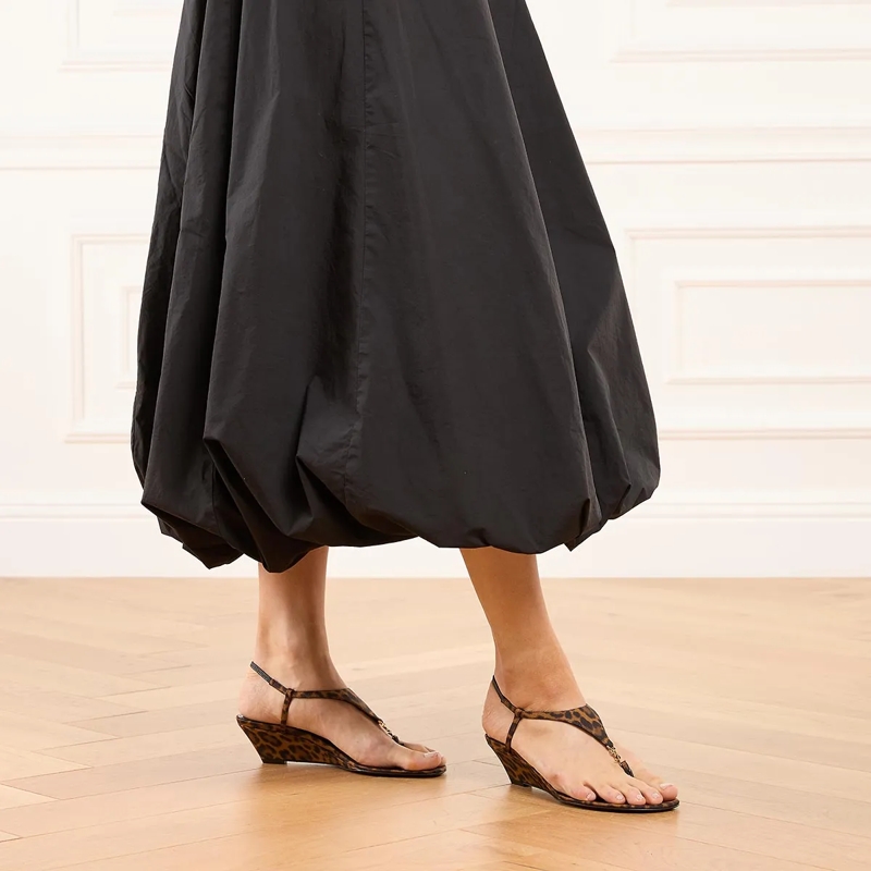 Saint Laurent Sandaletten mit Absatz Cassandra Sandals Naturale(Image 2)