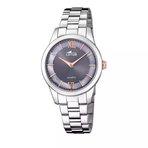 Lotus 316L Stainless Steel Watch Bracelet silver/grey black Quarz-Uhr