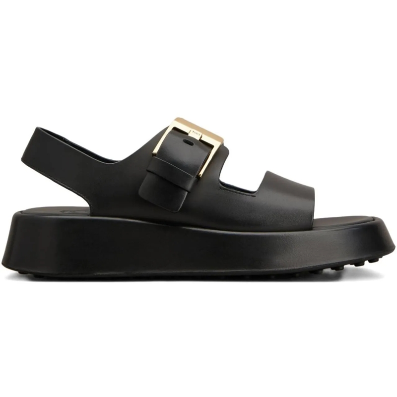 Tod's Sandalen Flat Shoes Nero schwarz