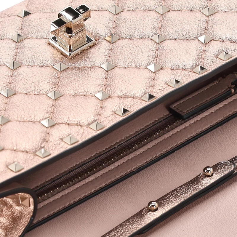 Valentino Garavani Crossbody Bag Schultertasche aus Nappaleder pink(Image 4)