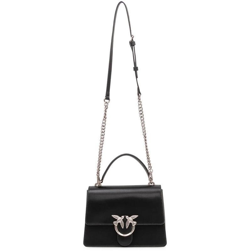 Pinko Tote Borsa Love One Top Handle con Patta e Manico schwarz(Image 2)