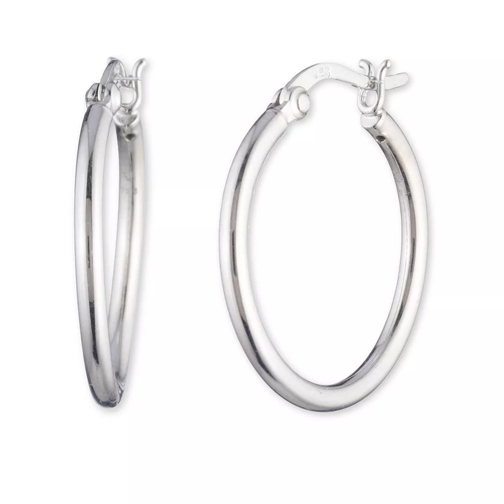 Lauren Ralph Lauren PE Hoop Earrings Silver Orecchini a cerchio
