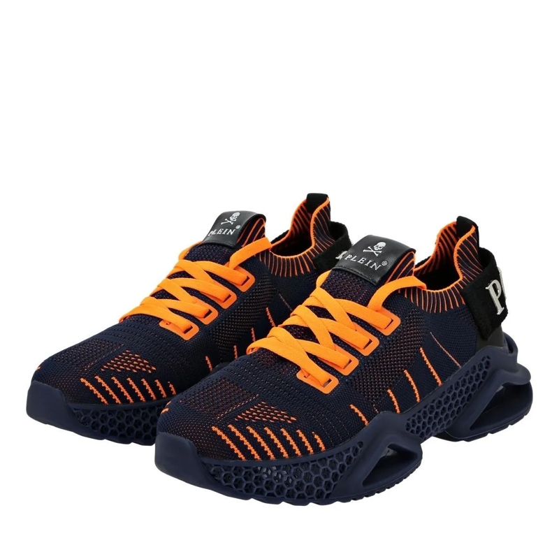 Philipp Plein Low-Top-Sneaker Runner Sneaker Iconic Plein dunkel-blau