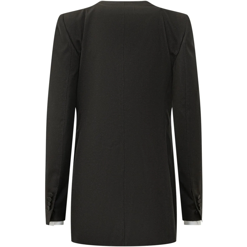 Tom Ford Blazer Giacca con Scollo Profondo schwarz(Image 2)