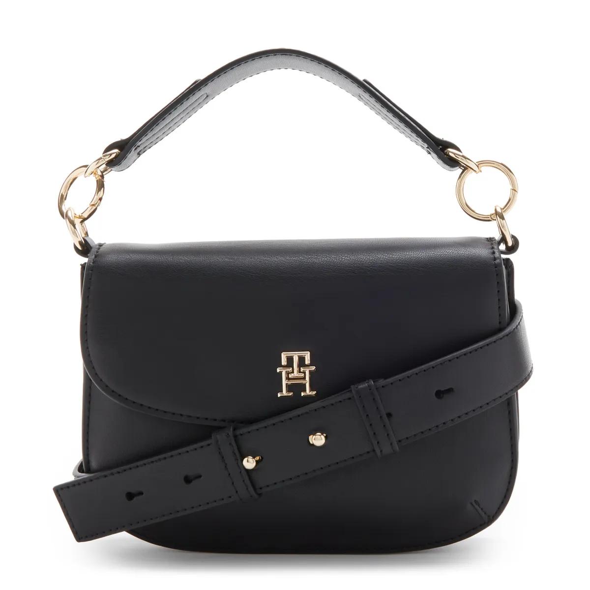 Tommy Hilfiger Crossbody Bags - Tommy Hilfiger Chic Schwarz Handtasche AW0AW16686B - Gr. unisize - in Schwarz - für Damen