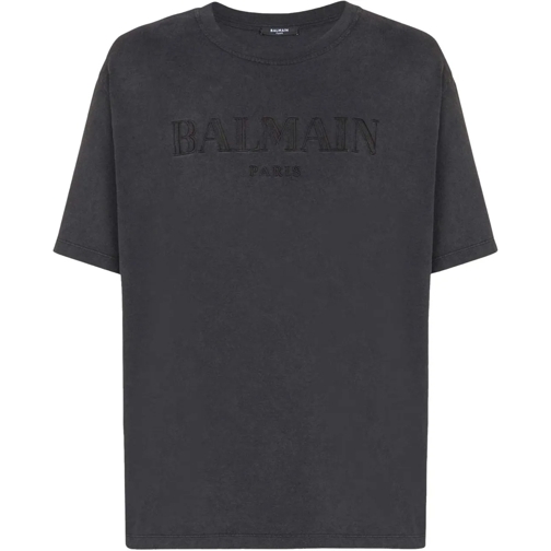 Balmain T-Shirts Cotton Logo T-shirt mehrfarbig