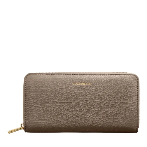 Coccinelle Coccinellemagie Warm Taupe Zip-Around Wallet