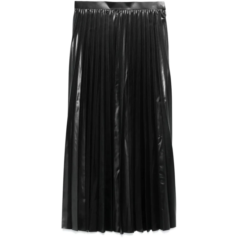 Junya Watanabe Midirock Pleated Skirt Black schwarz